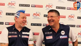 Gary Anderson and Peter Wright: "We'd love to play England in the World Cup final"