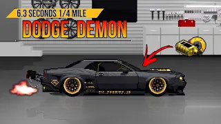 Dodge Demon 3600HP+ | Pixel Car Racer | 6.3 Seconds 1/4 Mile