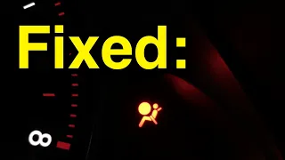 How to fix airbag warning light and B1861 error code on Lexus, Toyota, and Scion cars.