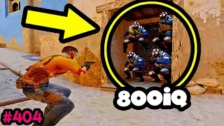 800 IQ SURPRISE BAIT! - CS:GO BEST ODDSHOTS #404