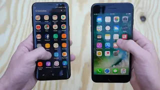 Galaxy S8 и iPhone 7 против ОГНЯ!