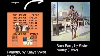 Kanye West - Famous - Bam Bam loop 15 min