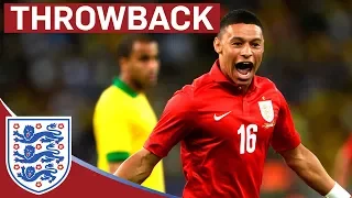 Great Goals from Rooney and Ox in Brazil | From The Archive