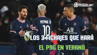 🚨REVOLUCIÓN EN PARÍS🚨 |  Los 3 fichajes con los que el PSG quiere comenzar a renovar el proyecto