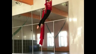 Let's get hight! 😉Welcome to train Aerial Silks,  Aerial dancing. Воздушная гимнастка. Танец.