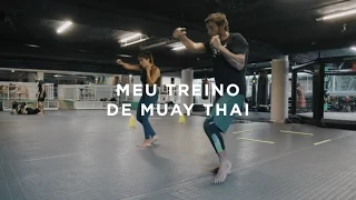 Treino de Muay Thai com Miltinho Vieira - Rachel Apollonio
