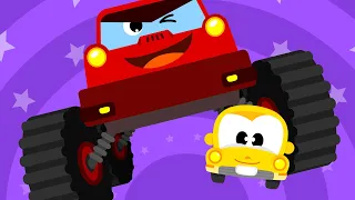 The Opposites Song (Car Ver.) | Fun Rhyming Song: Big vs. Small | Nursery Rhymes & Kids Songs