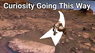 NASA's Curiosity Rover Captured Beautiful Changing Landscap Within The Gale Crater On Mars