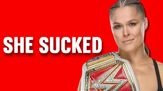 Why Ronda Rousey SUCKED At Being a WWE Superstar