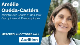 Audition d'Amélie Oudéa-Castéra, ministre des Sports et des Jeux olympiques et paralympiques