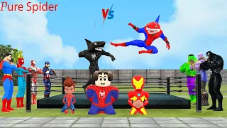 Spiderman story joker vs hulk vs Venom vs Iron Man vs shark spider man roblox|Game GTA 5 Superheroes