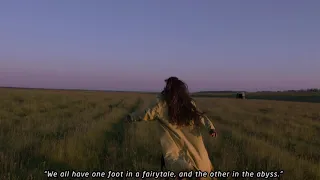 running through a field into the arms of your comfort character