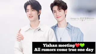 A video with proof⚠️ of wangYibo and Xiaozhan meeting together🤩 Video discussion of gg after Milan