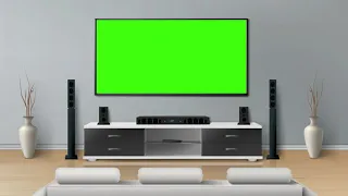 Smart tv Green Screen Effect  With Remote Control for web  All Creative Designs