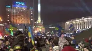 Новий рік на майдані 01.01.2014