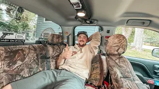 Why+How I Prefer To Sleep In My Backseat~Solo Truck Camping