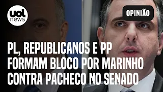 Aliança de Bolsonaro forma bloco para apoiar Rogério Marinho contra Pacheco no Senado