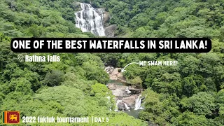 we swam in RATHNA FALLS in Sri Lanka | Tuktuk Tournament day 5