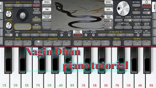 Nagin Dhun piano tutorial// PR God Status Official.