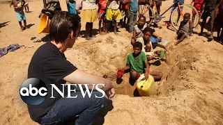 David Muir reports on southern Madagascar on the brink of climate-induced famine