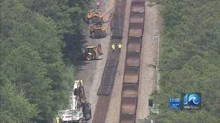 Norfolk Southern still cleaning up after train derailment