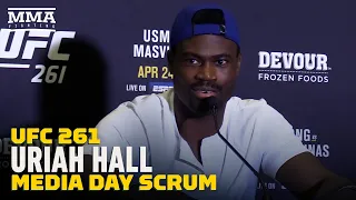 UFC 261: After Wrestling Inner Demons, Uriah Hall's New Philosophy: 'Be Nice' - MMA Fighting