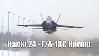 Mindblowing F/A-18C Hornet Jet Fighters Highway Takeoff - Hanki 24