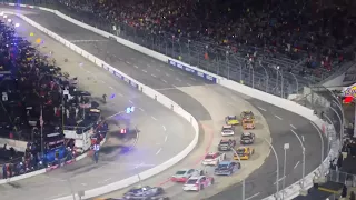 Denny Hamlin DUMPS Chase Elliott in closing laps at Martinsville