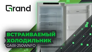 Встраиваемый холодильник Grand модели GABI-250WNFO