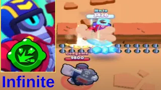 Stu new gadget glitch (break wall infinite) Brawl Stars