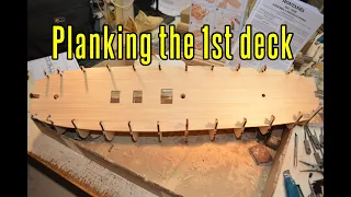Montanes - part 4 Planking The 1st Deck