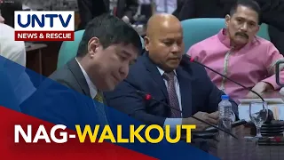 Sen. Tulfo, nag-walkout dahil sa umano'y pagsisinungaling ng mga pulis sa hearing