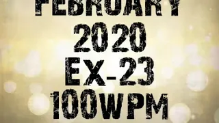 February 2020 Ex no. 24/ 100wpm
