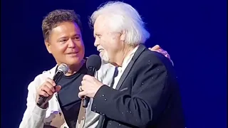 Donny & Merrill Osmond April 2 2022....He Ain't Heavy ...Funny ending !