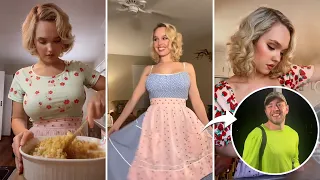 WOMAN IS HAPPY TO BE HER HUSBANDS TRADITIONAL HOUSEWIFE!