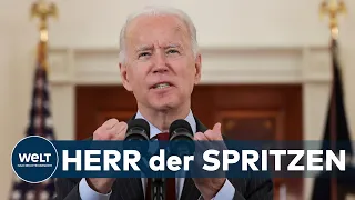 GIGANTISCHER ERFOLG: Joe Biden feiert 50 Millionen Corona-Impfungen seit Amtsbeginn