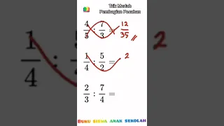 Matematika - Trik Mudah Pembagian Pecahan