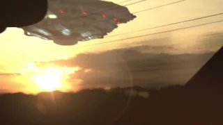Ufo Over Car - 3D Animation | Aneesh [2016]