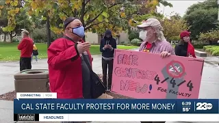 Faculty at San Jose State University protest, want 4% raise