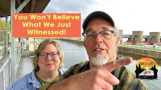 Mississippi River Rises 8-Feet! Van Camping Near a Stairway of Water! Minnesota's Lock and Dams.