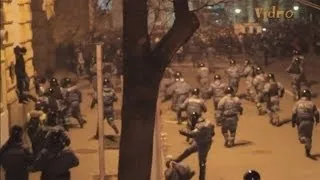 Shocking video emerges of police brutality in Ukraine