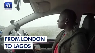 Nigerian Lady Begins Solo Trip From London To Lagos By Car