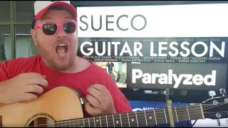 How To Play Paralyzed Guitar Sueco // easy guitar tutorial beginner lesson chords