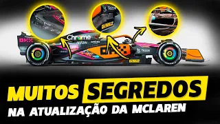 "NOVO CONCEITO" DA MCLAREN ESCONDE SEGREDOS E PROMETE SALTO DE DESEMPENHO | FÓRMULA 1 | GP EM CASA+