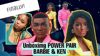 Power Pair Barbie Unboxing & Body Swap.  Light Review