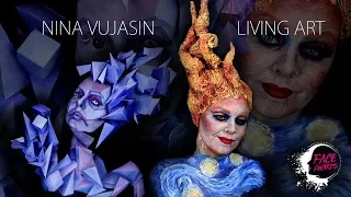 LIVING ART | NYX Face Awards Balkan 2019 NINA VUJASIN
