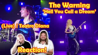 Musicians react to hearing The Warning - Hell You Call a Dream (Unreleased song) | Teatro Diana!