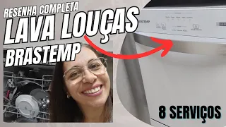 LAVA LOUÇAS 8 SERVIÇOS BRASTEMP