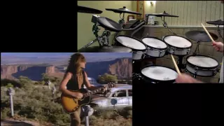 "Blaze of Glory" - John Bon Jovi - V-Drum Cover - Drumless Track - Drumdog69