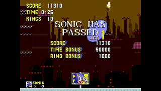 [TAS] : Sonic the Hedgehog | Scrap Brain Zone 1 | by Zekann in 0:25 (IGT)